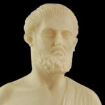 c est une représentation en statut de marbre d Hippocrate père de la médecine